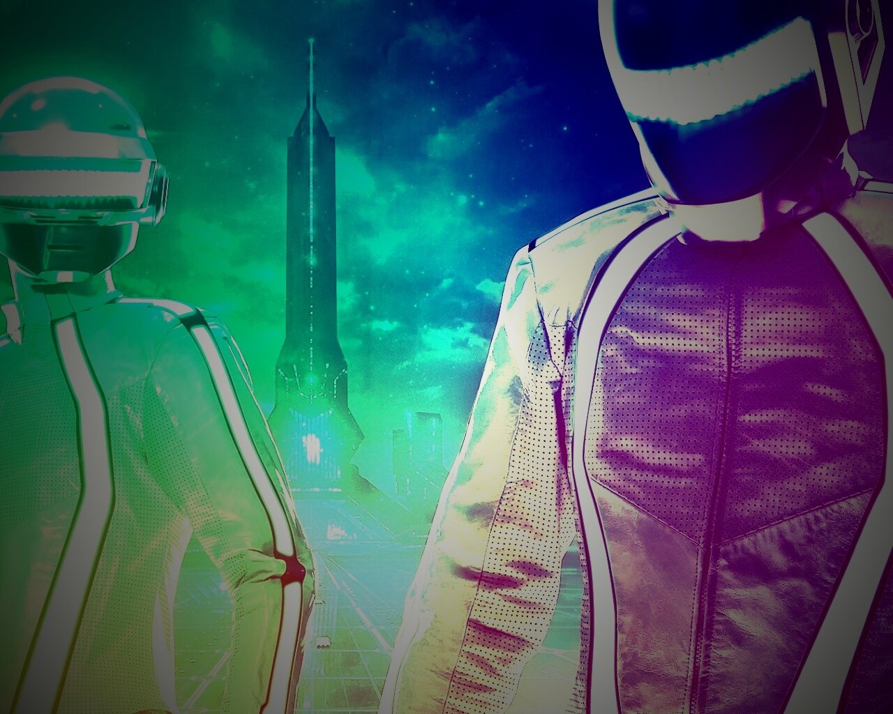 Daft Punk в фильме TRON обои