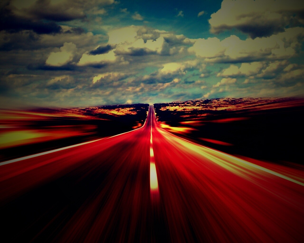 Скоростная трасса обои