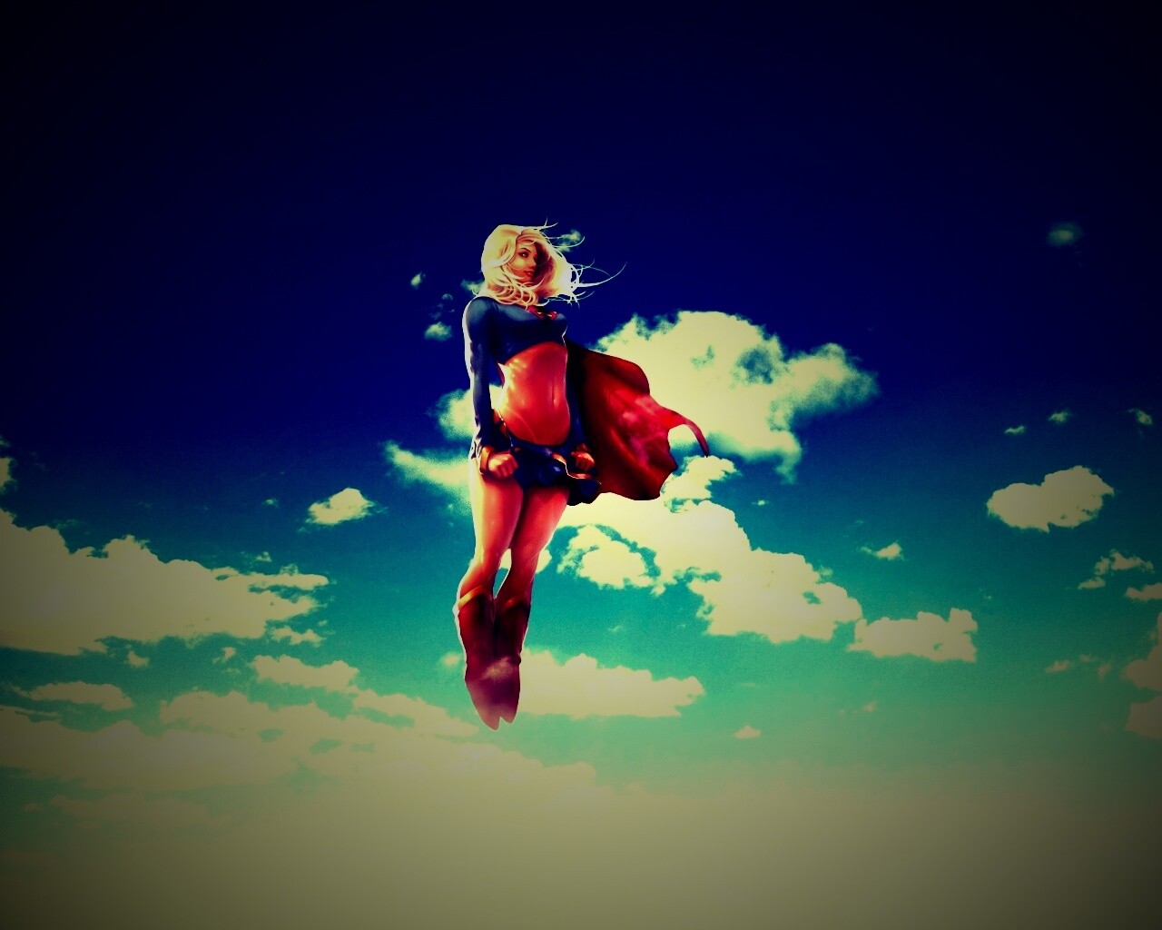 Супердевушка обои