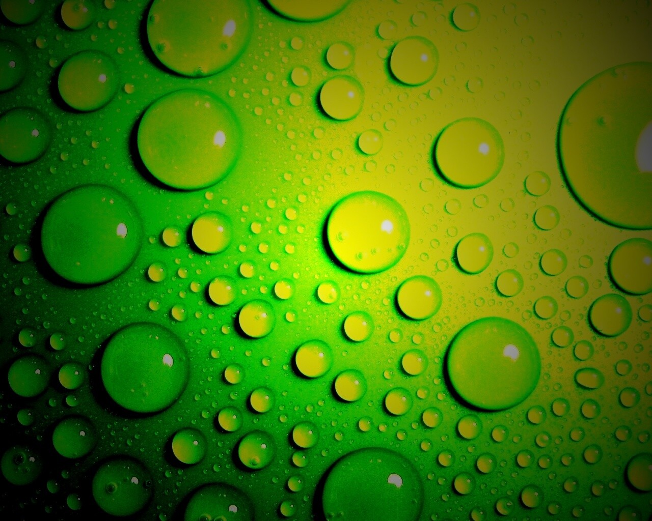 Зеленые пузыри обои
