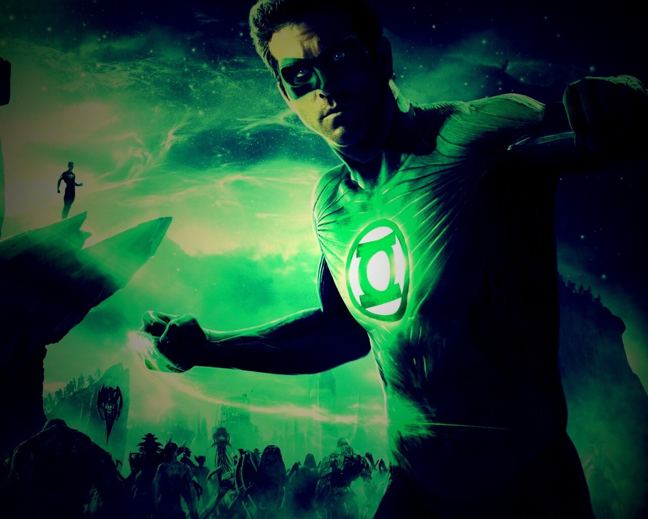 Зелёный фонарь обои