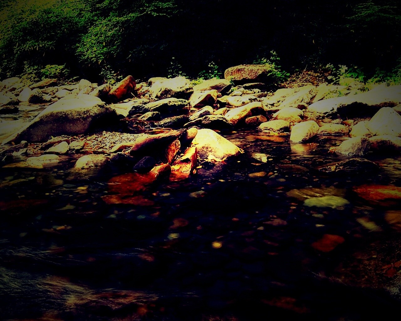 Гораня река обои