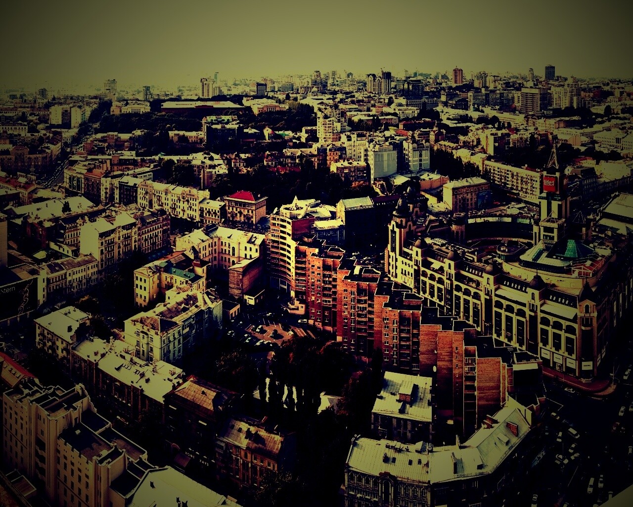 Киевская панорама обои