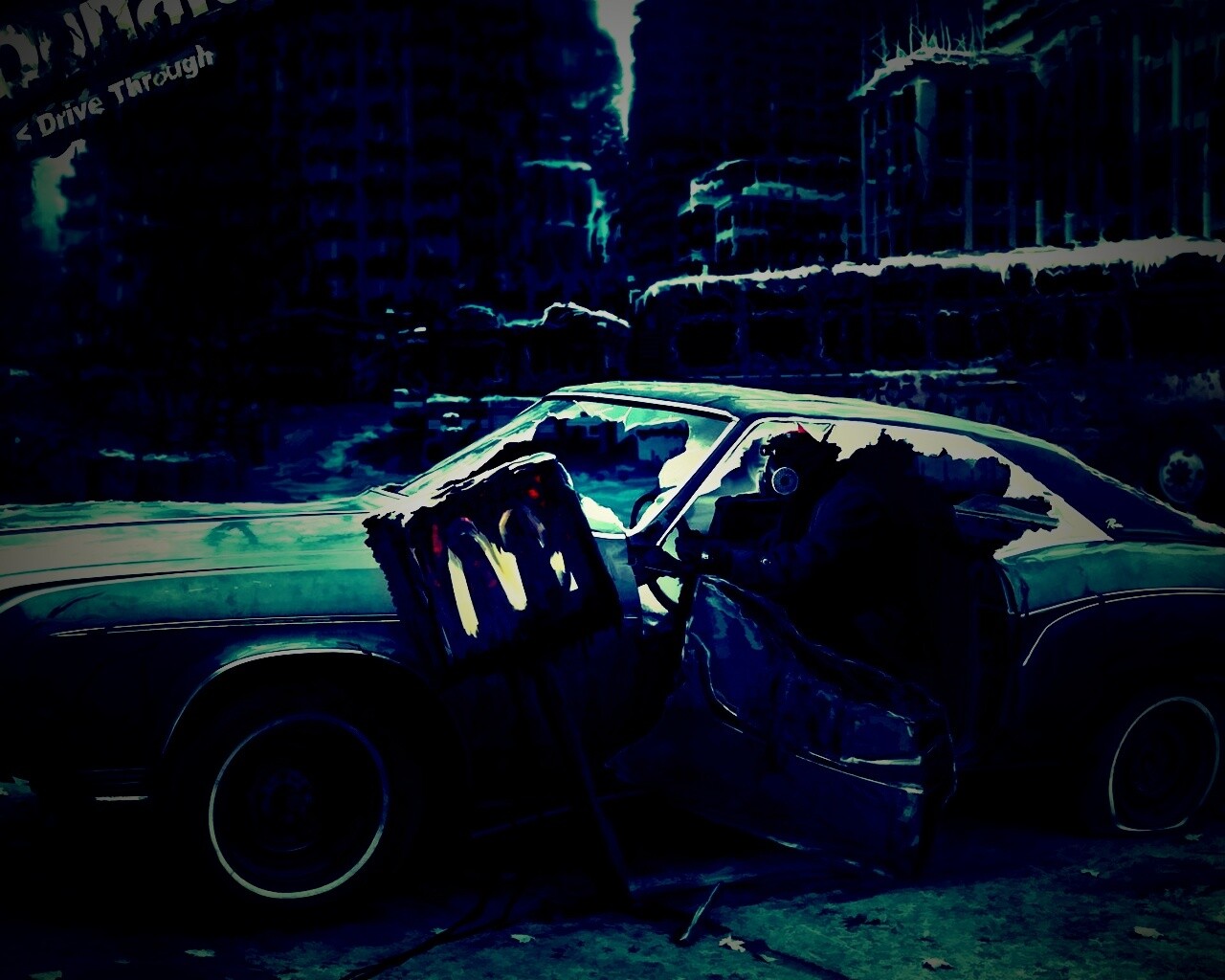 Картина запустения обои