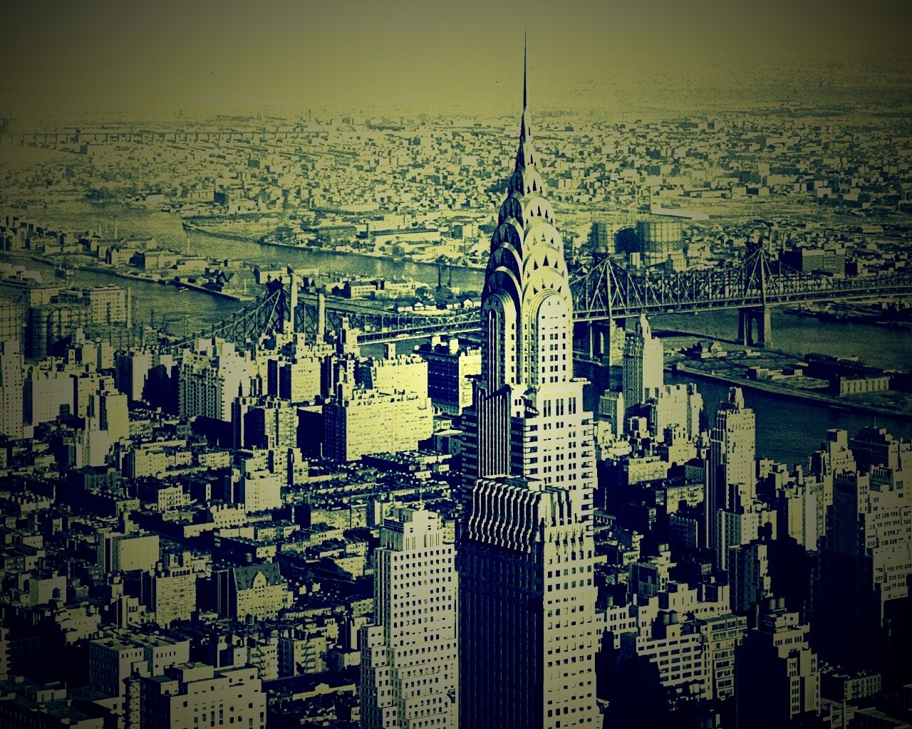 Панорама Нью-Йорка обои