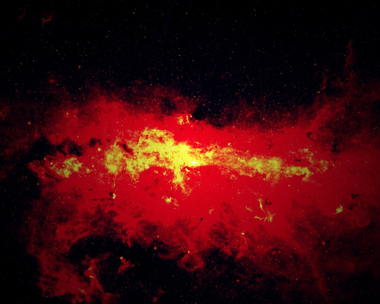 Кроваво-красная бездна обои