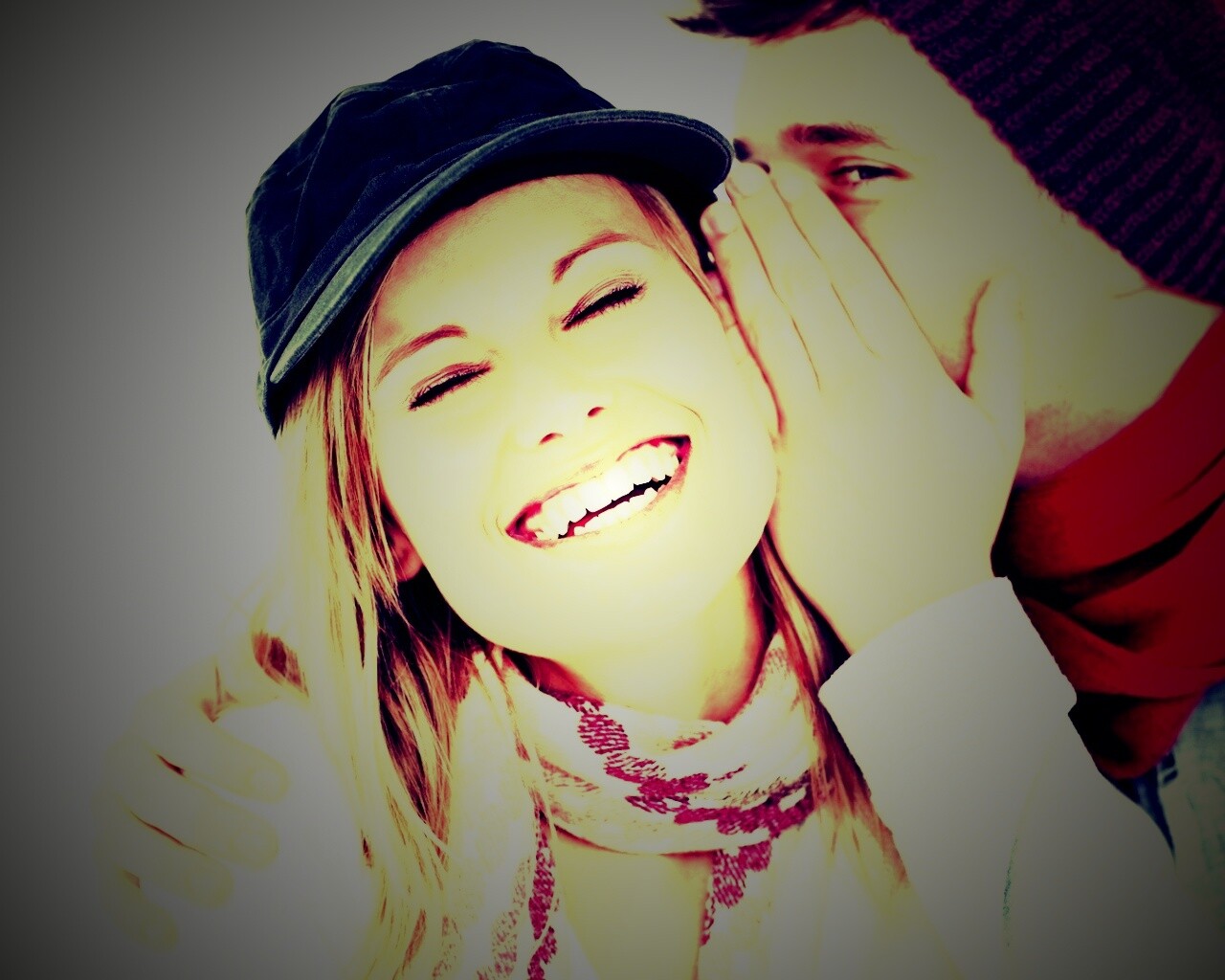 Шутка на ушко обои