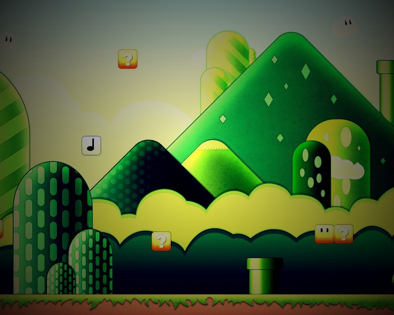 Мир Супермарио обои