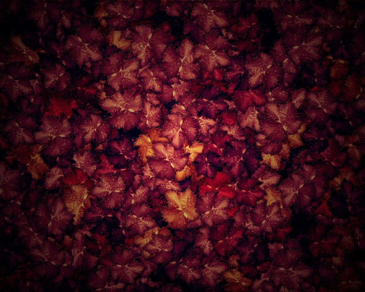 Осенние листья обои