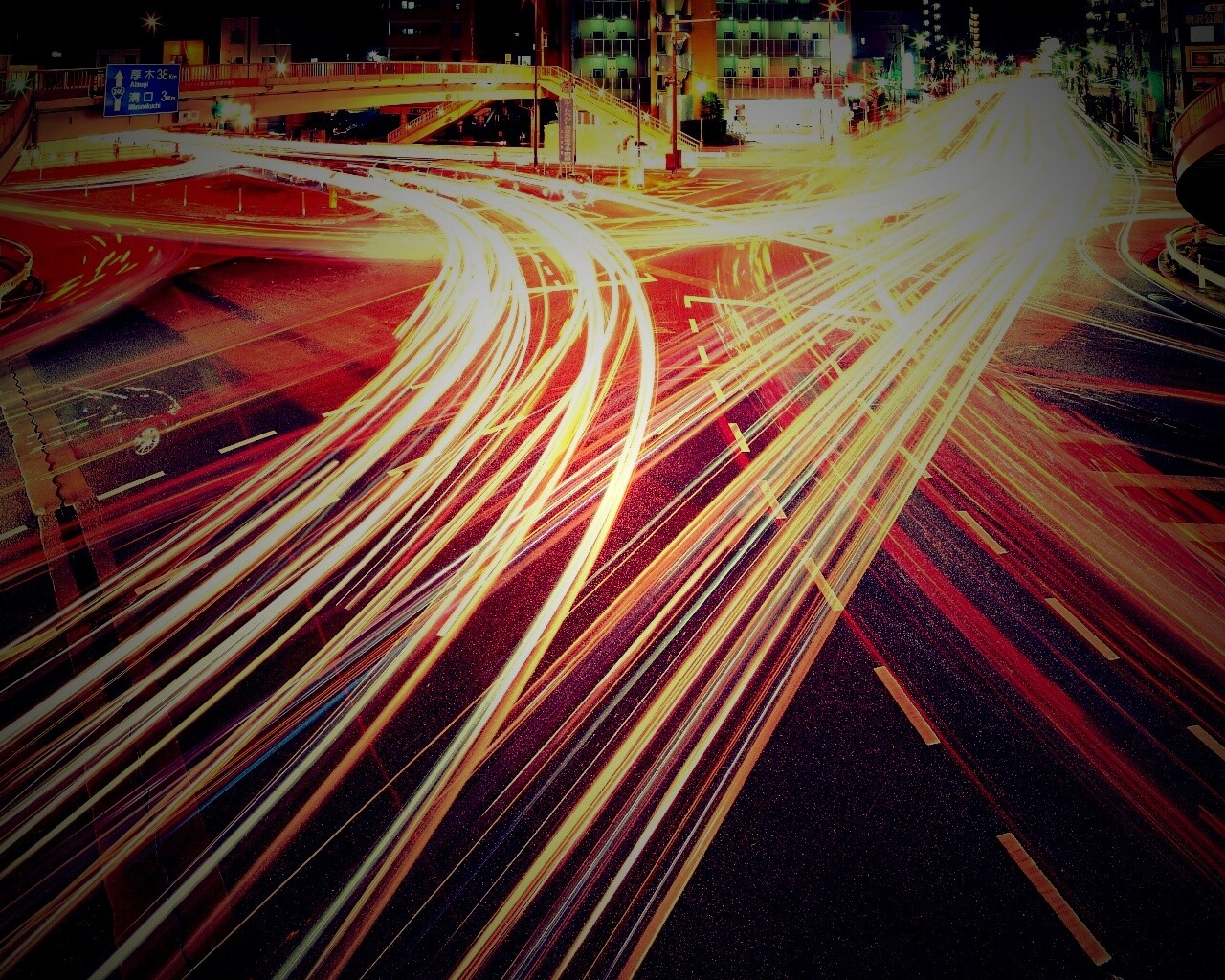 Ночная жизнь Токио обои