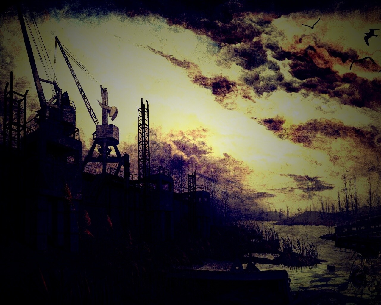 Панорама из Сталкера обои