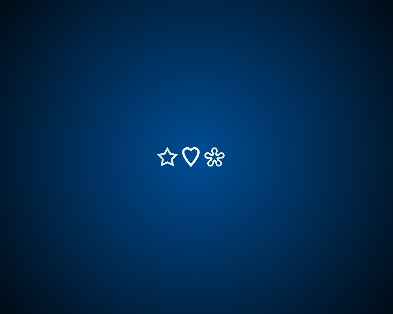 Фигуры на синем фоне обои