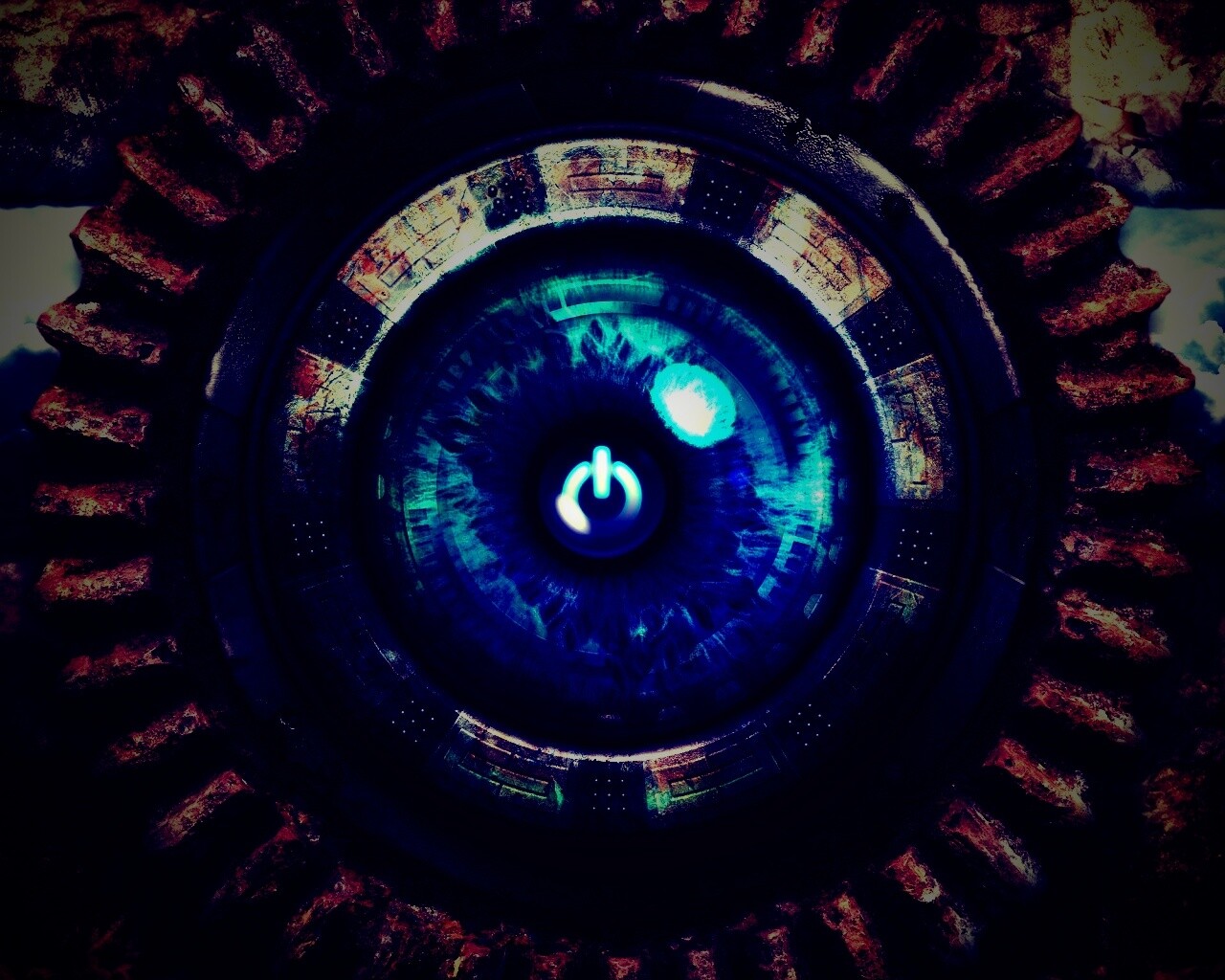 Фэнтезийная кнопка выключения обои