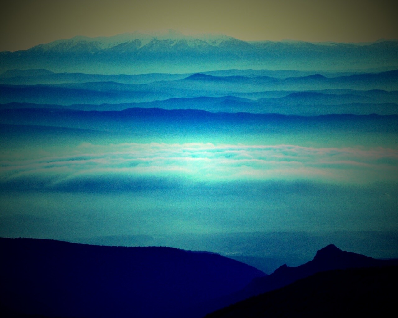 Слой тумана обои