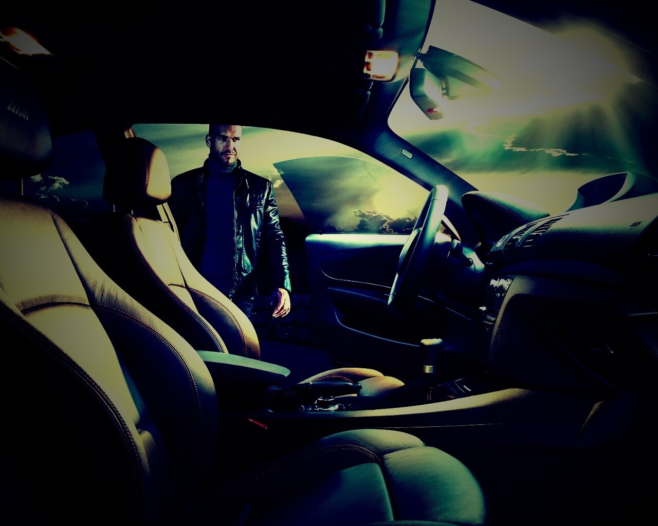 Салон автомобиля BMW обои