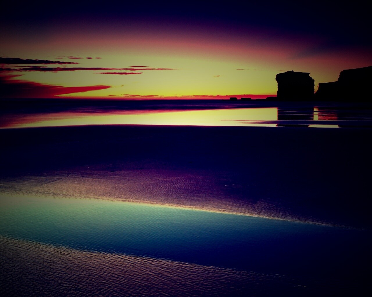 Песчанная отмель обои