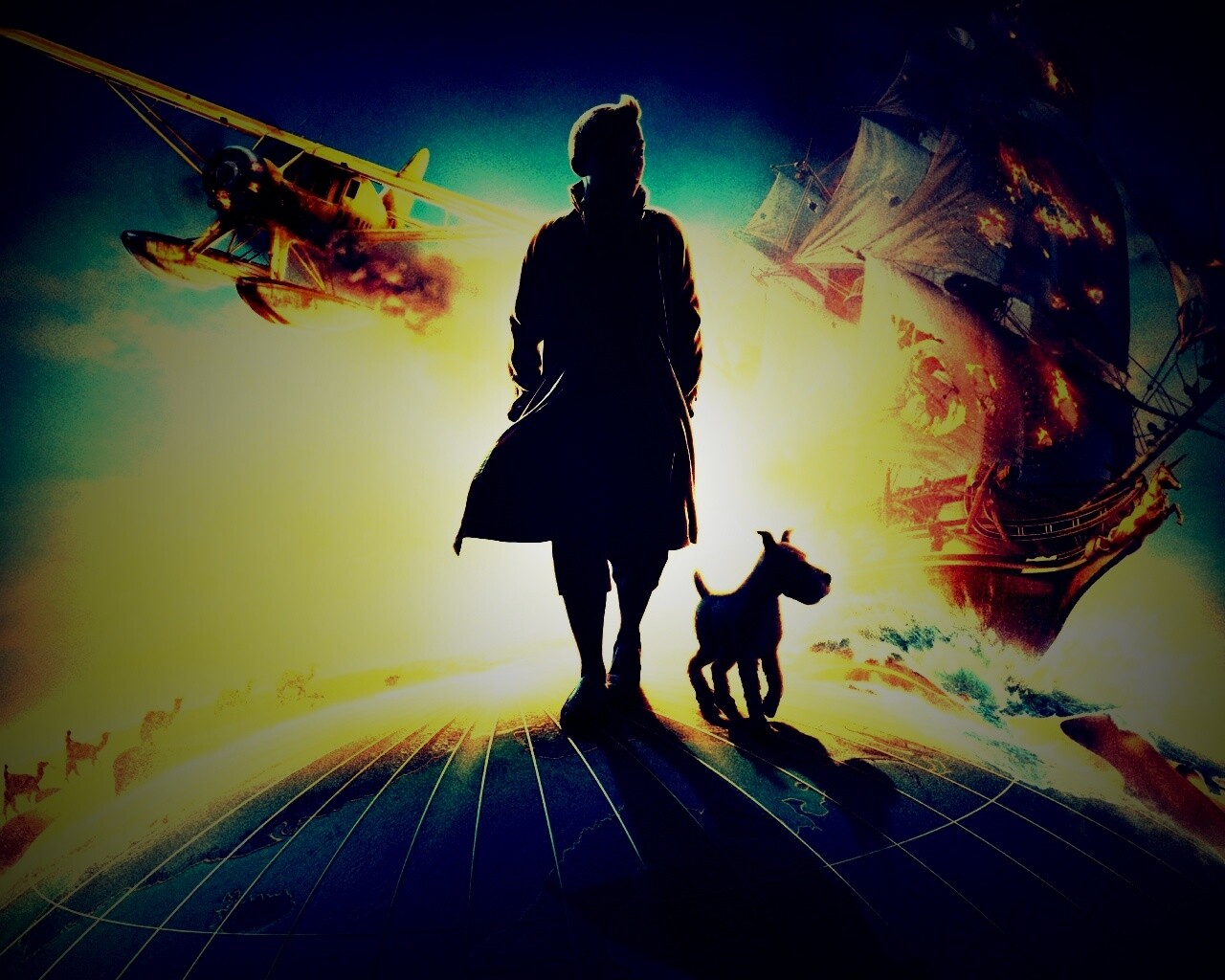 Приключение Тинтина обои