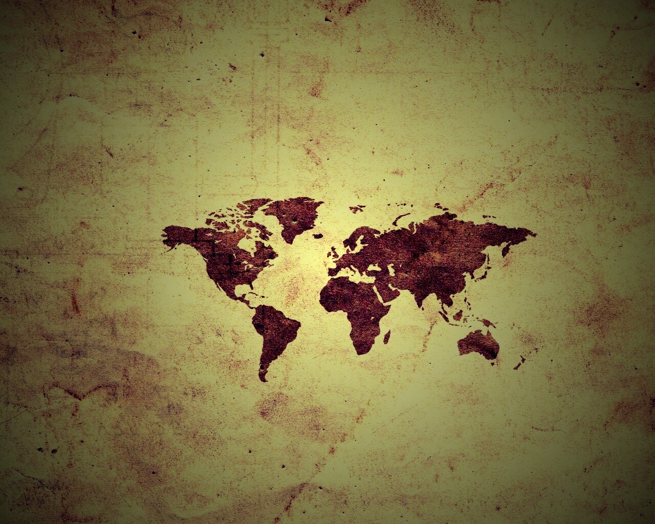 Карта мира на старой бумаге обои