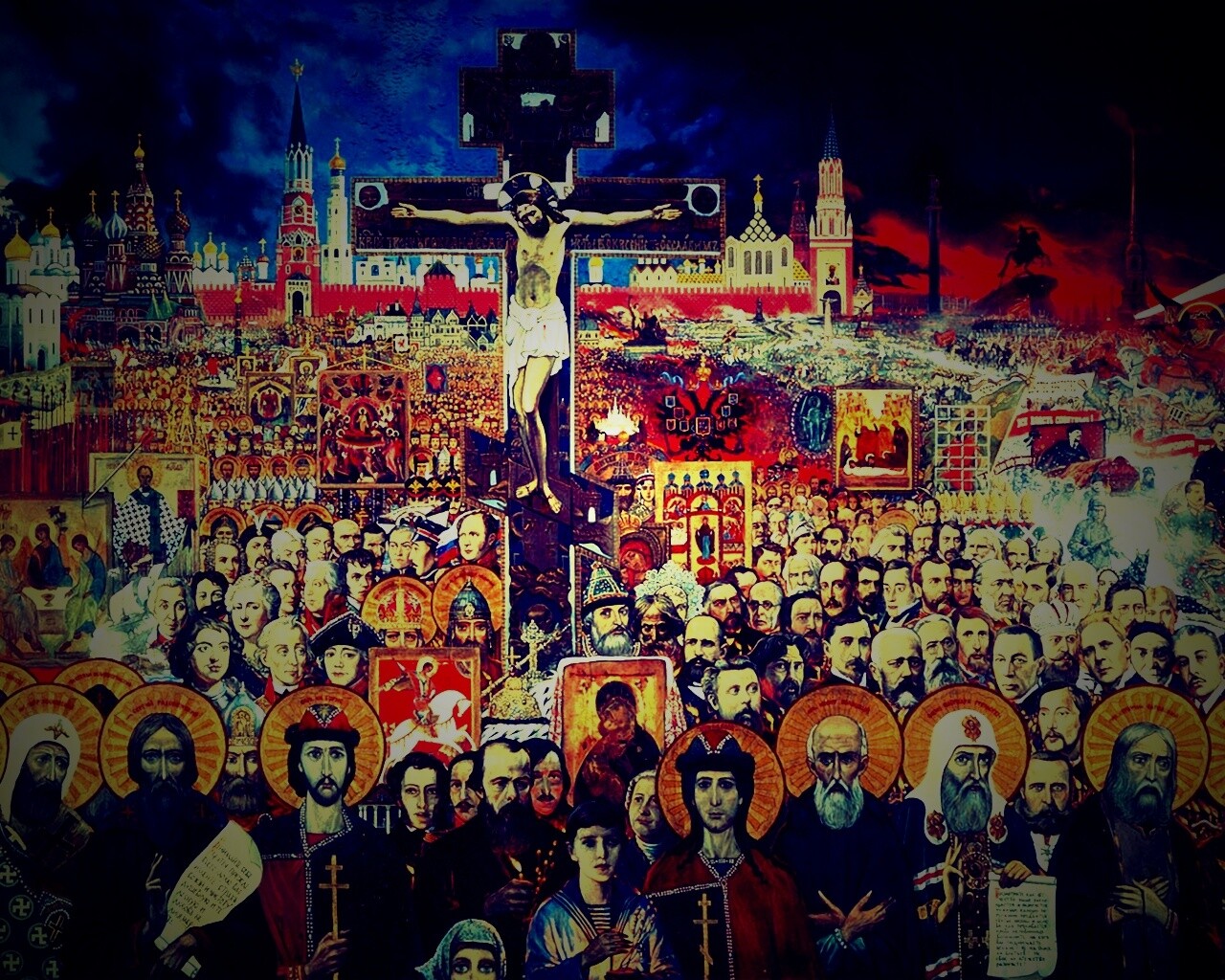 Илья Глазунов "Вечная Россия" обои