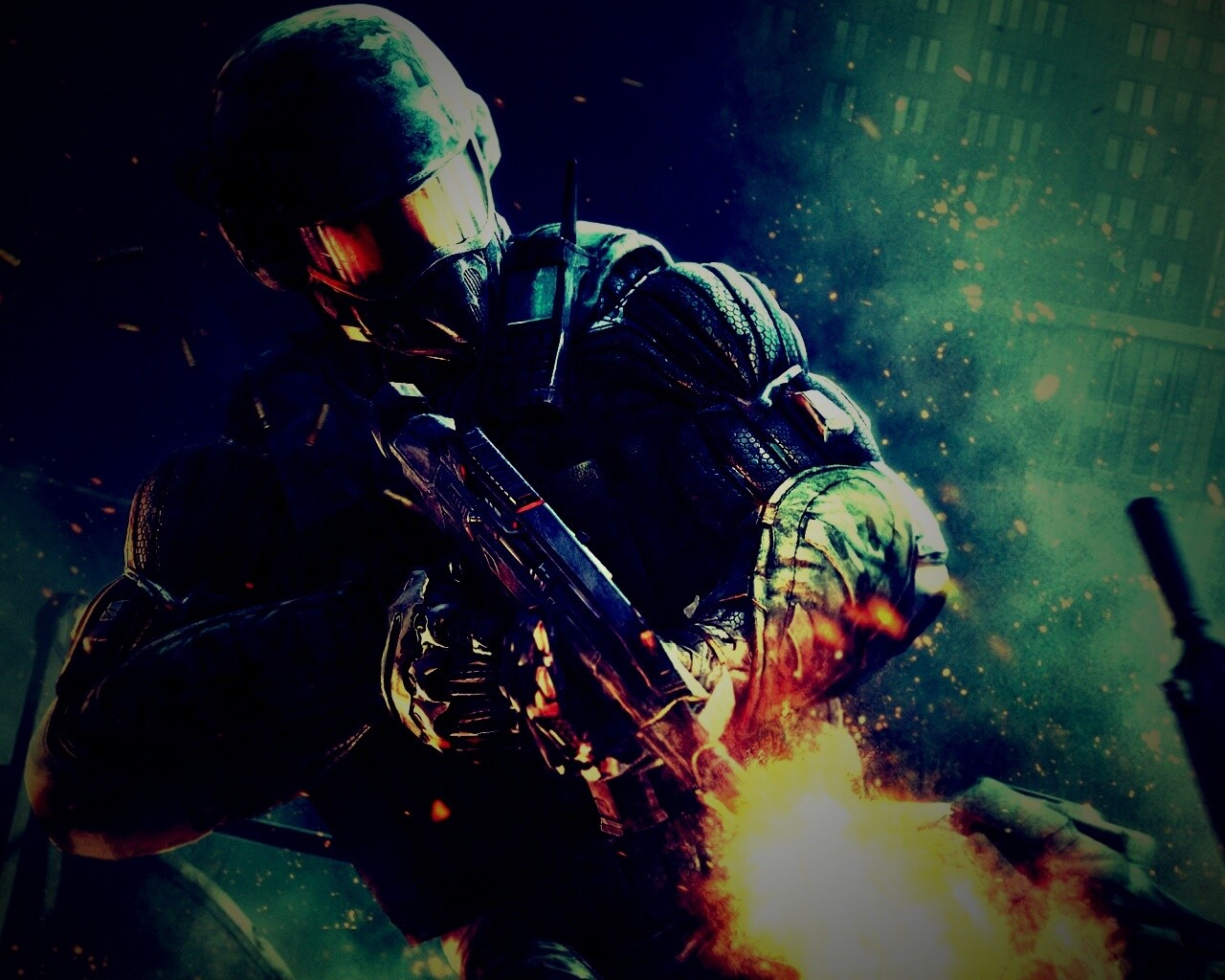 Костюм из Crysis 2 обои