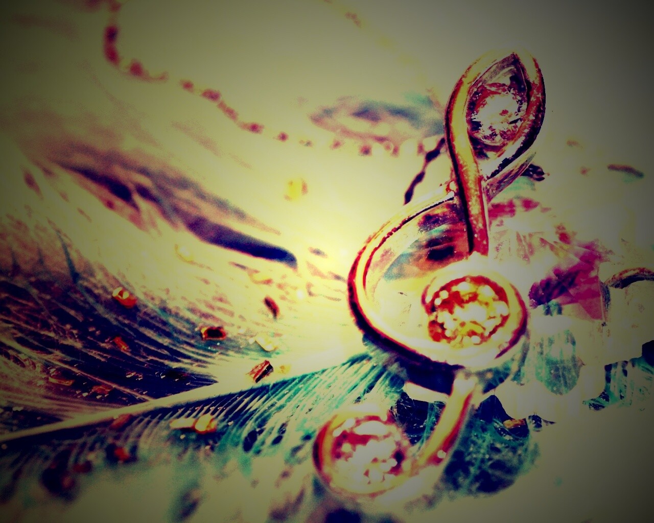 Скрипичный ключик обои