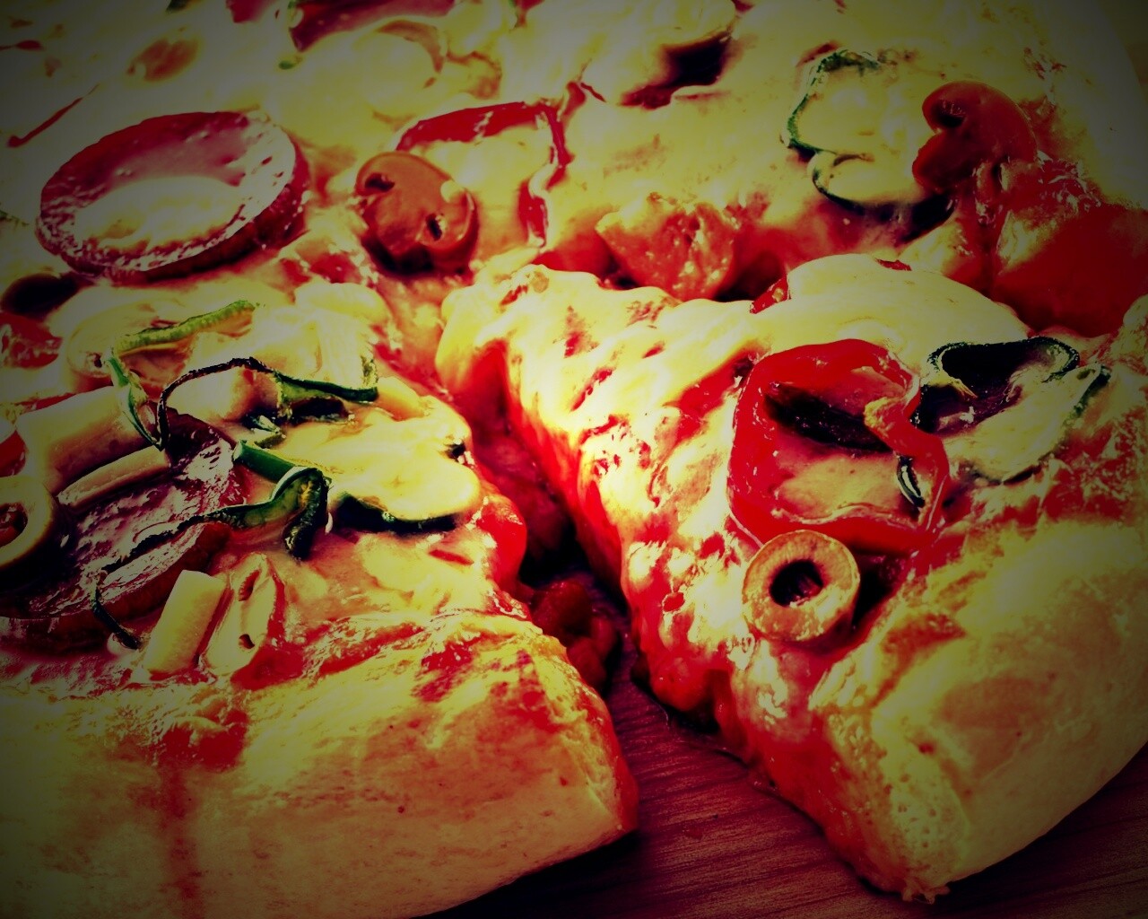 Свежая пицца обои