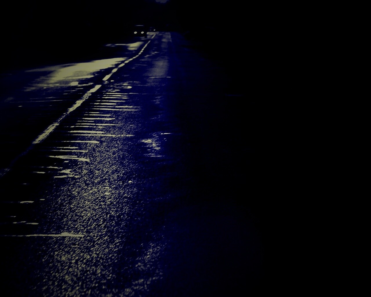 Ночная дорога обои