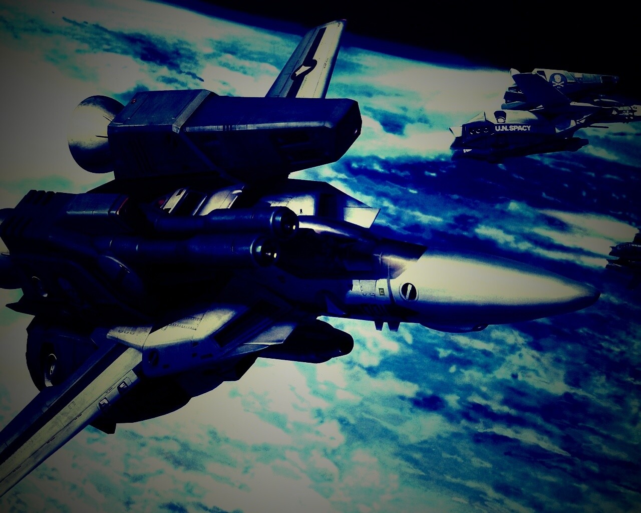 Эскадрилия легких космических истребителей обои