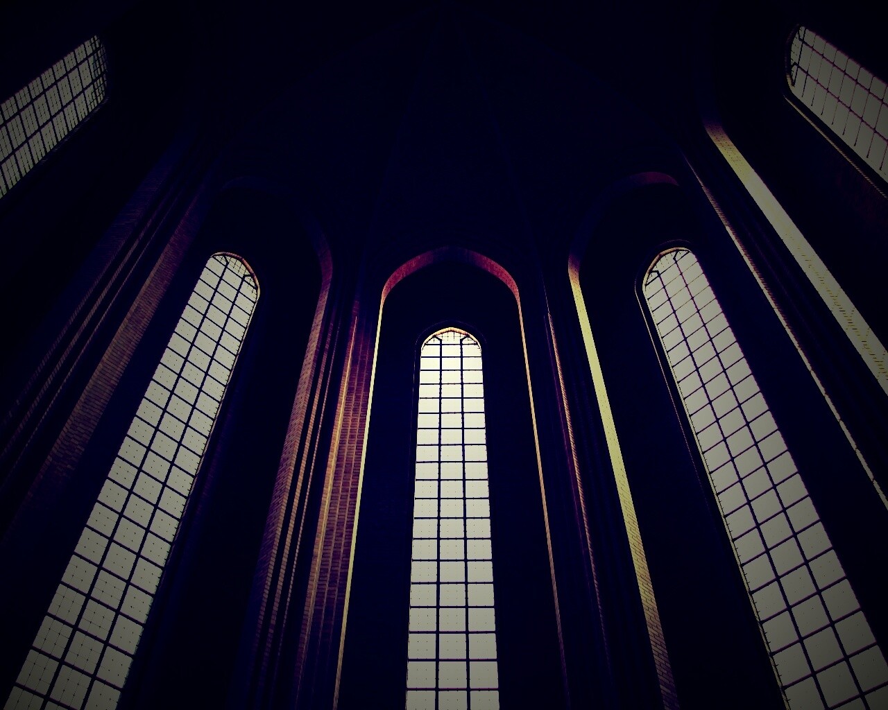 Готический свод обои