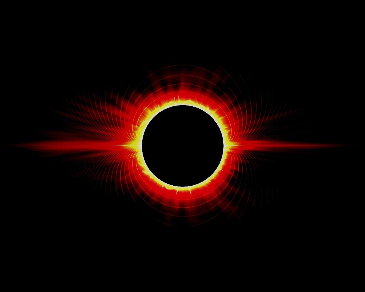 Солнецное затмение обои