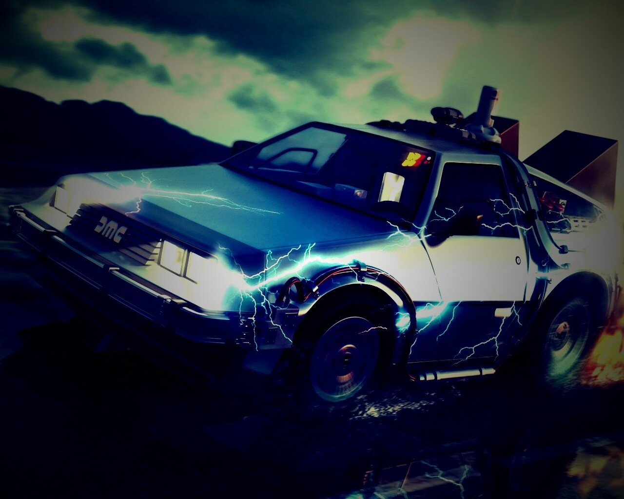 Машина времени обои