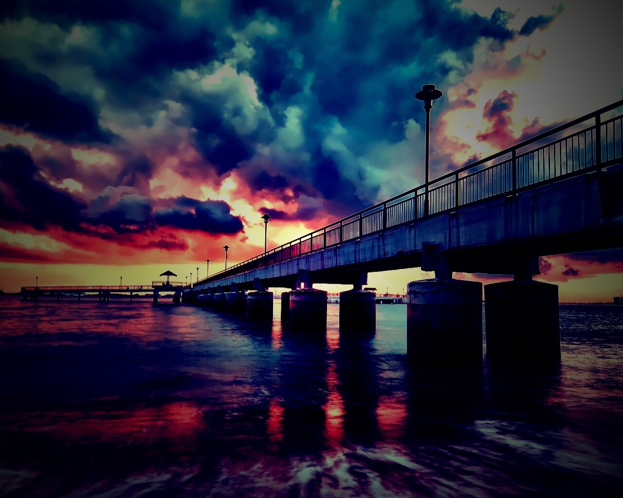 Длинный пирс обои