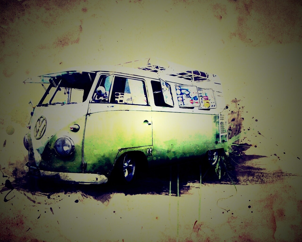 Фольксваген 56 года - лучший фургон для путешествий обои