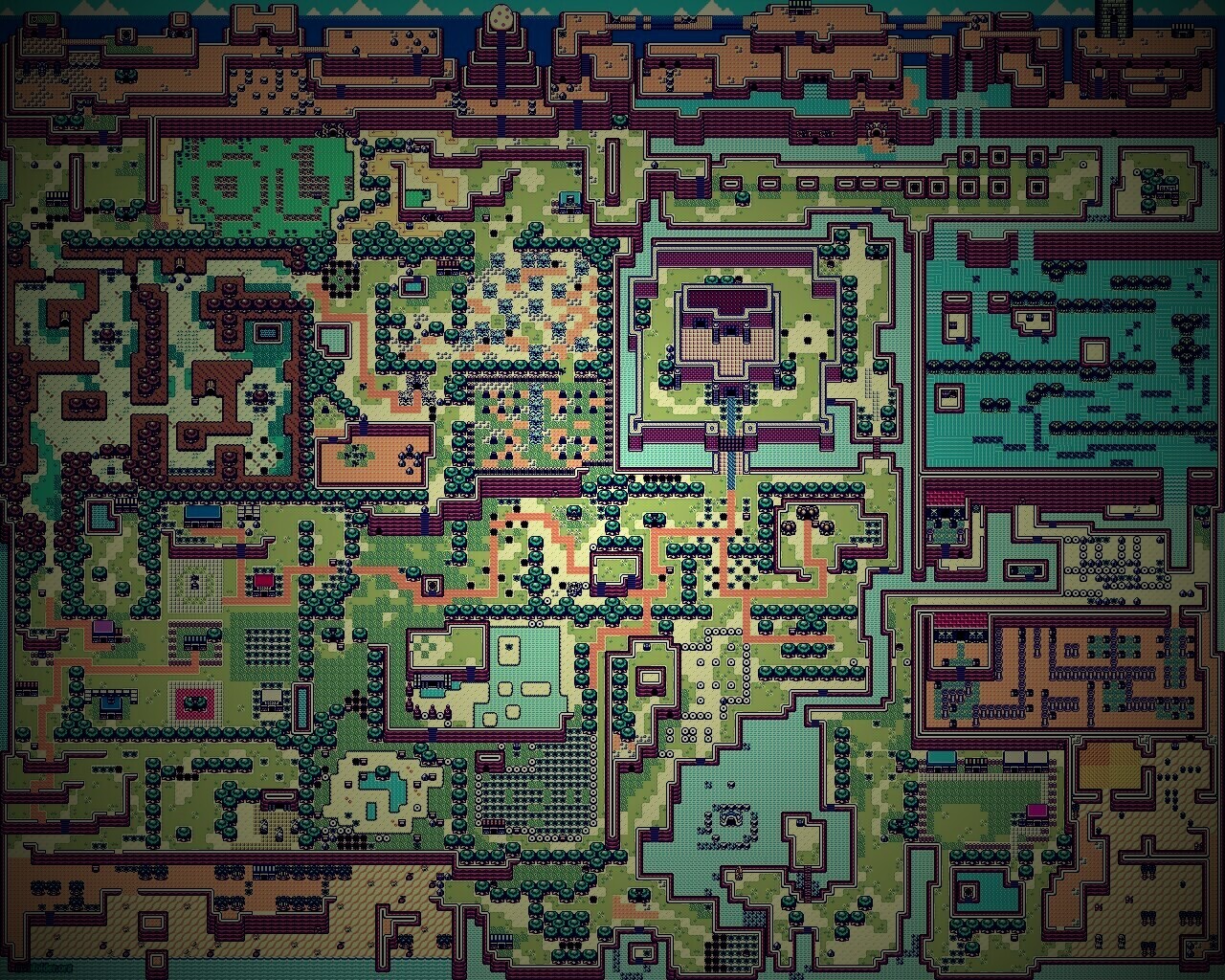 Пиксельный мир обои