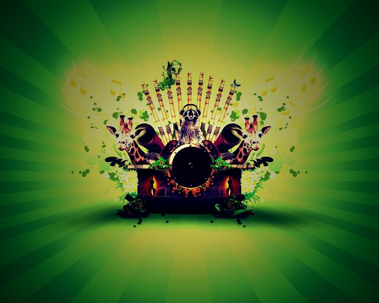 Музыка джунглей обои