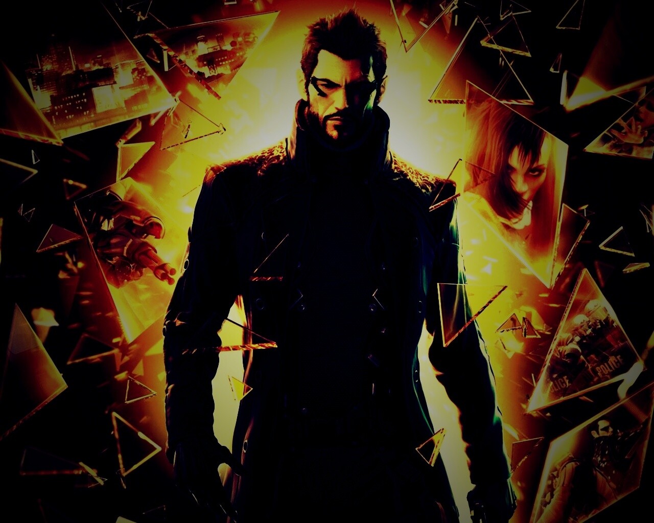 Адам Дженсен из Deus Ex : Human Revolution обои