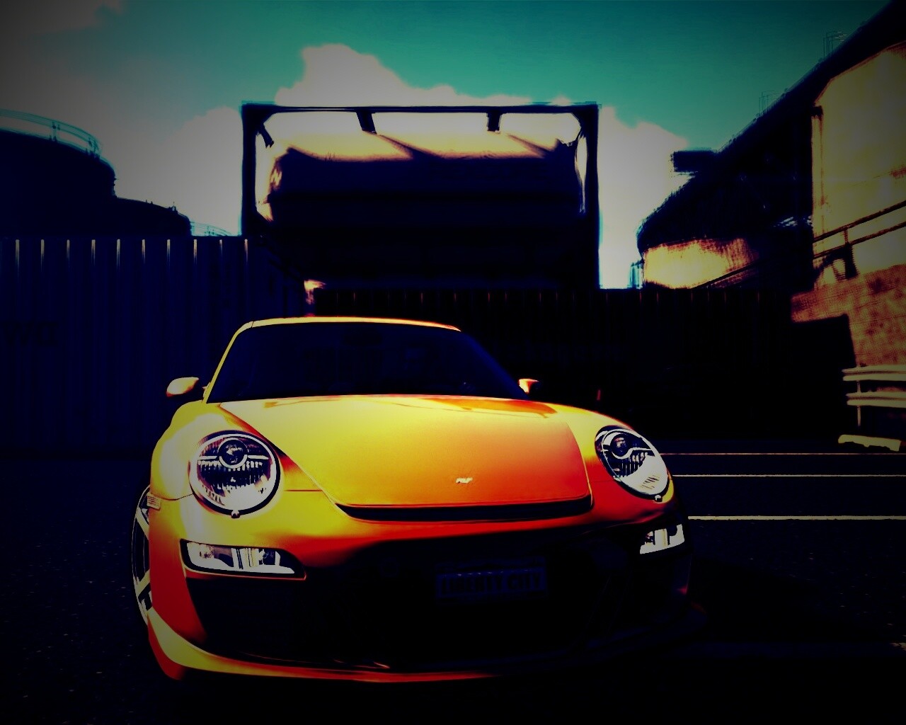 Порше из GTA4 обои