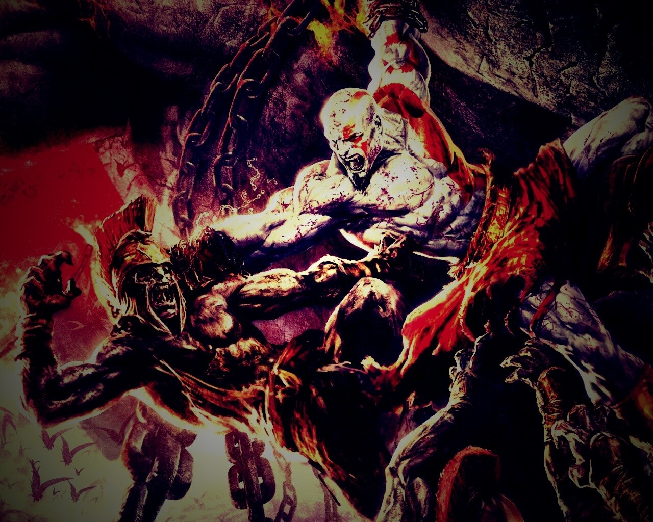 Бог войны обои