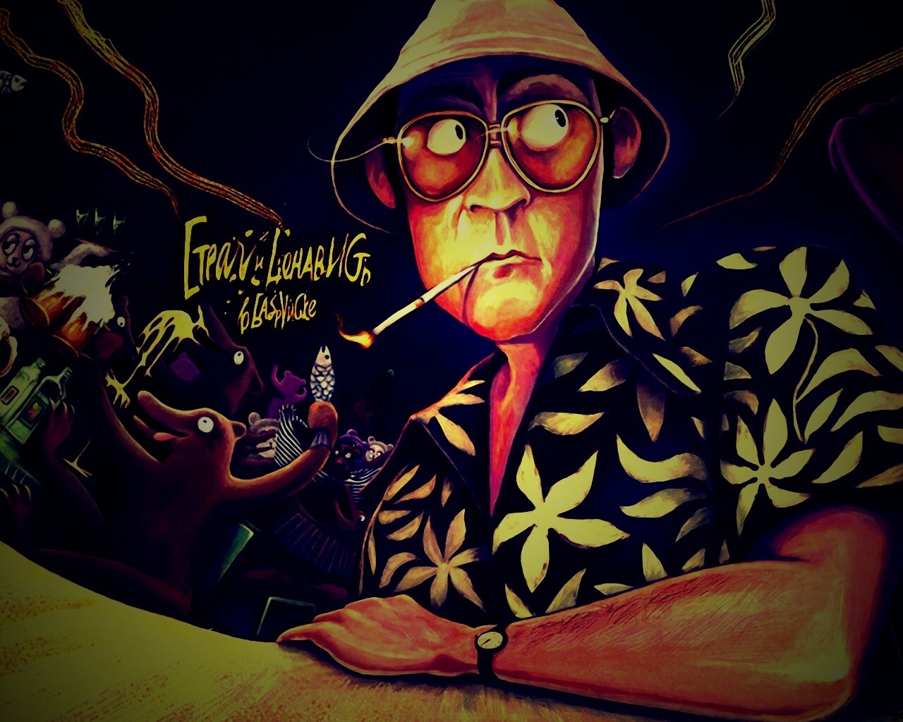 Страх и ненависть в Лас-Вегасе обои