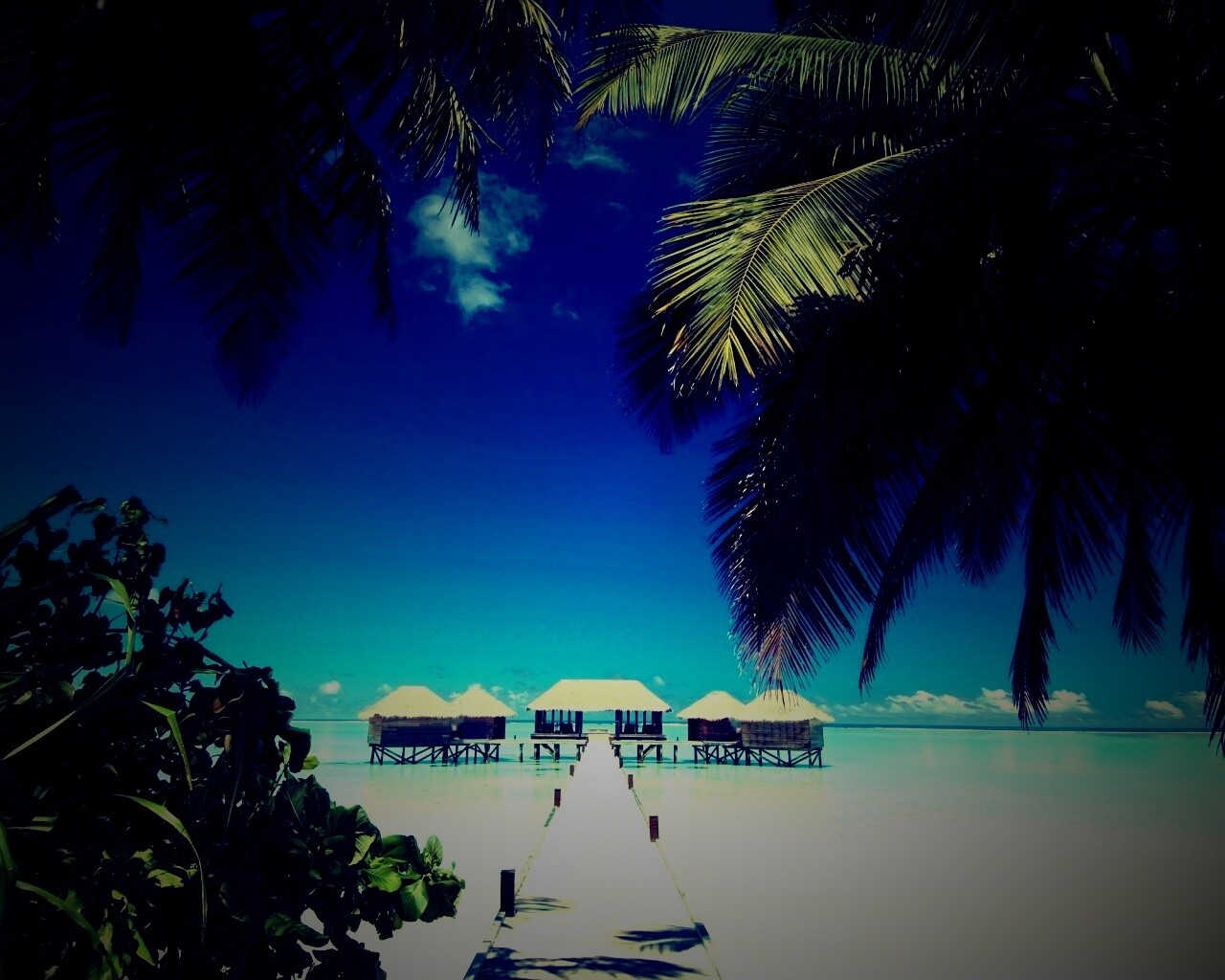 Солнечные мальдивы обои