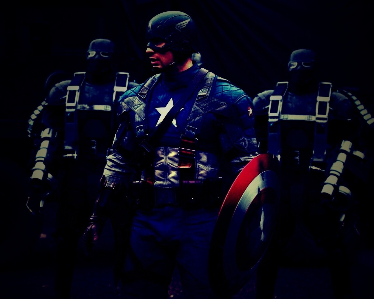 Капитан Америка обои