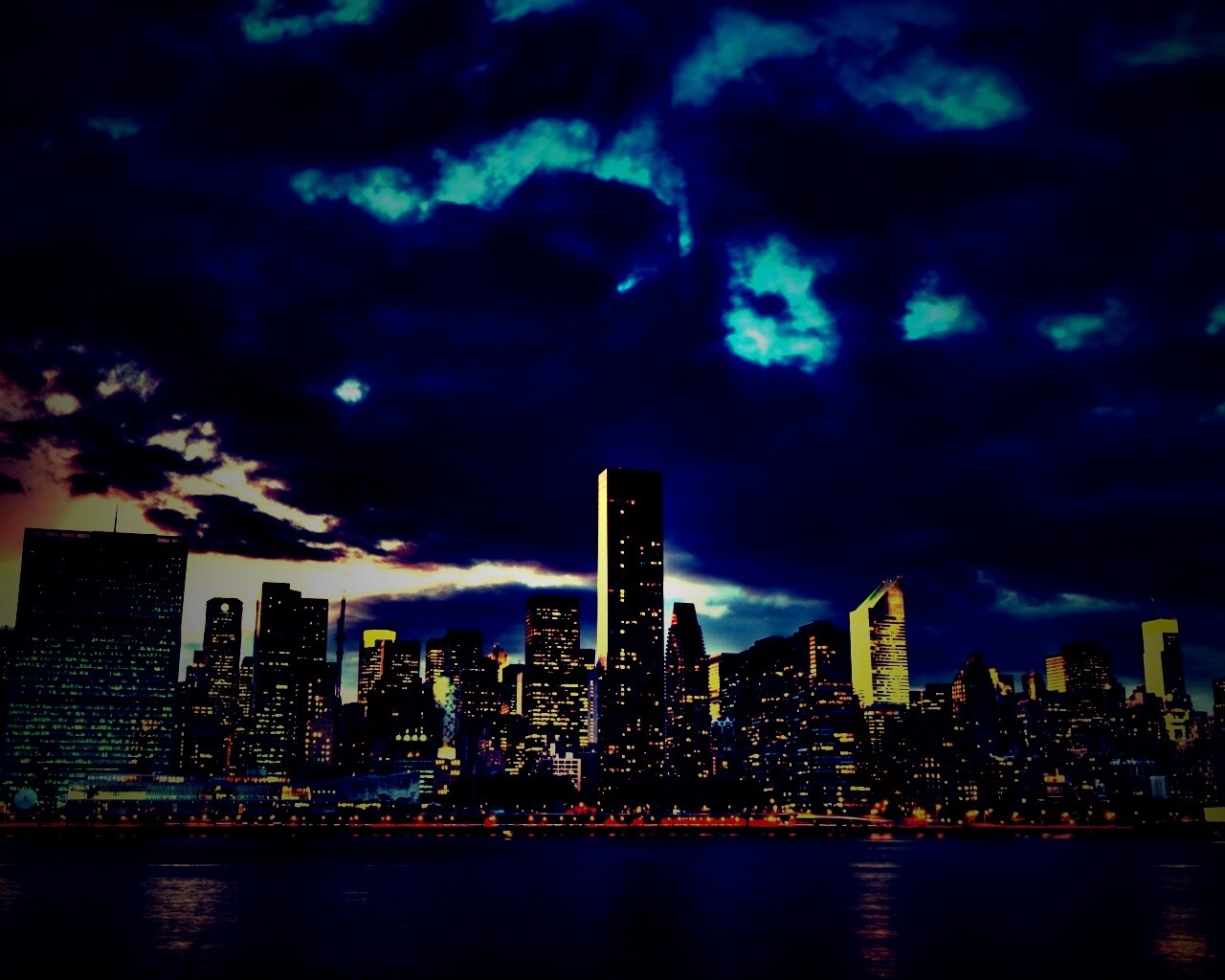 Красивый город обои