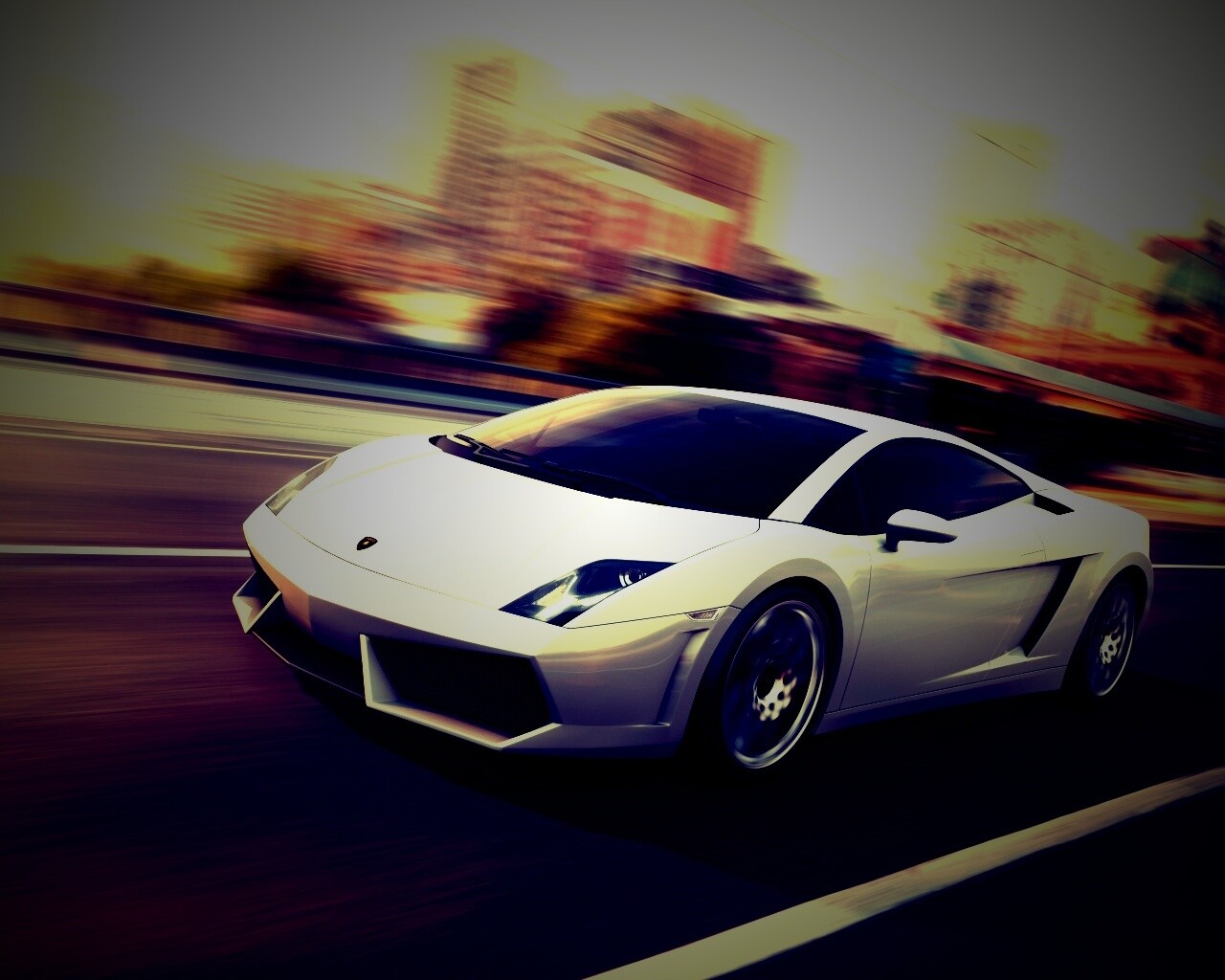 Серый Ламборджини обои