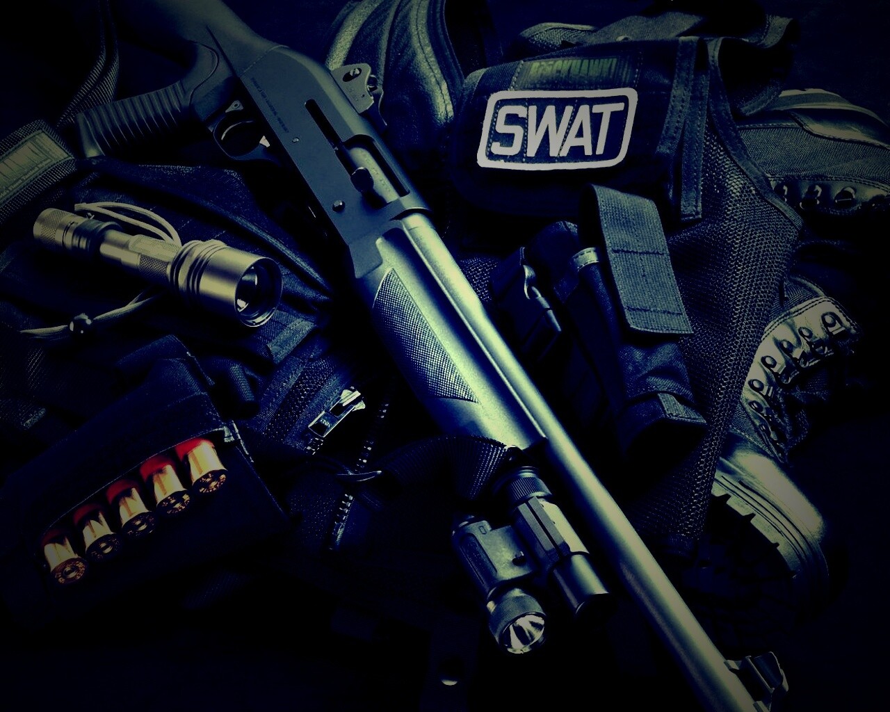 Снаряжение SWAT обои