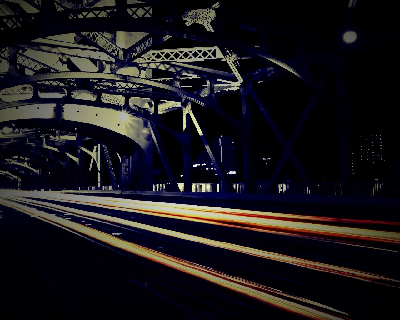 Городской мост в Сакраменто обои