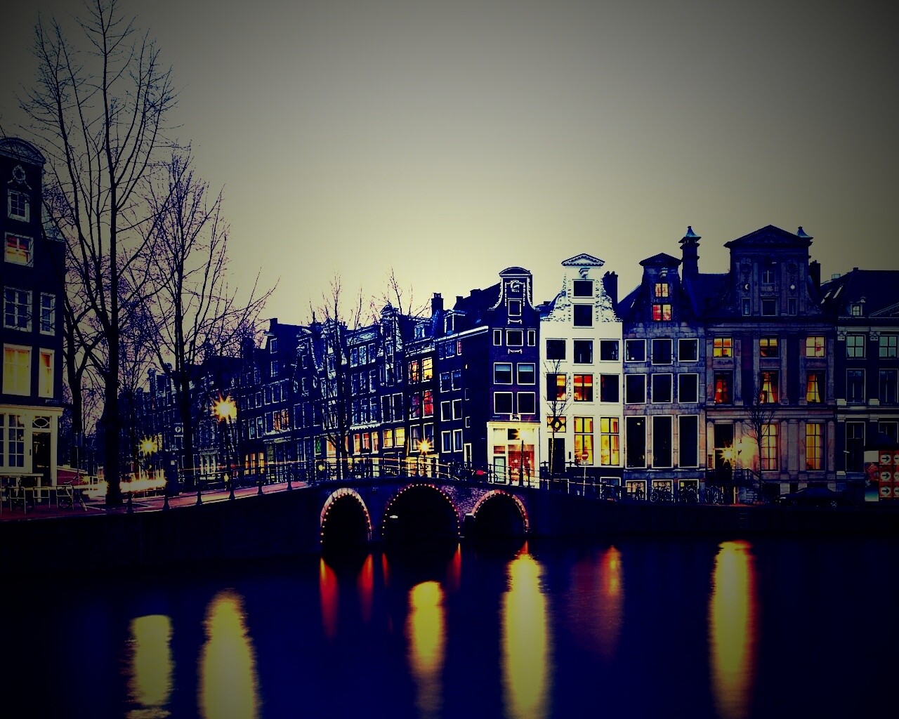 Европейский городок обои