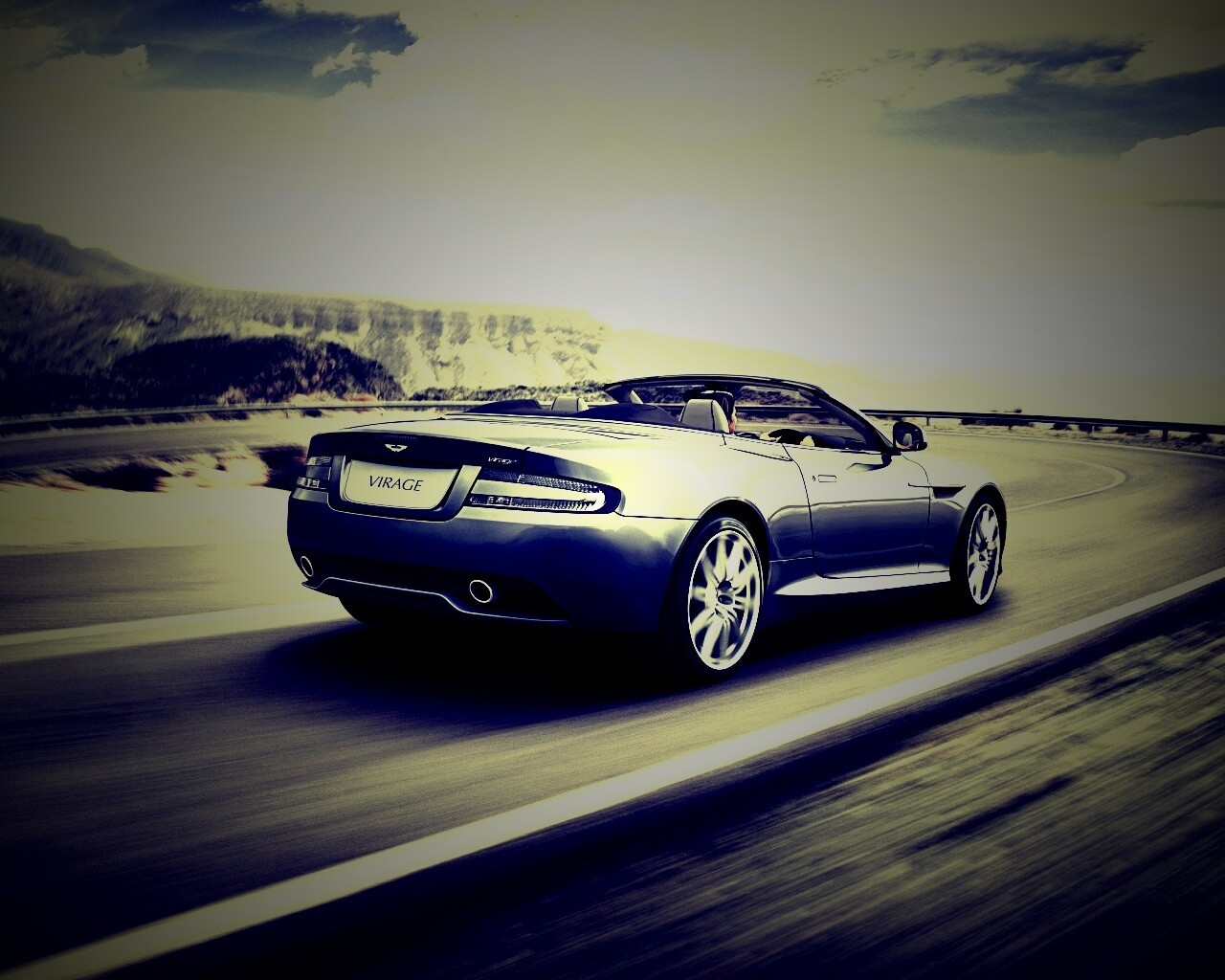 Астон кабриолет обои