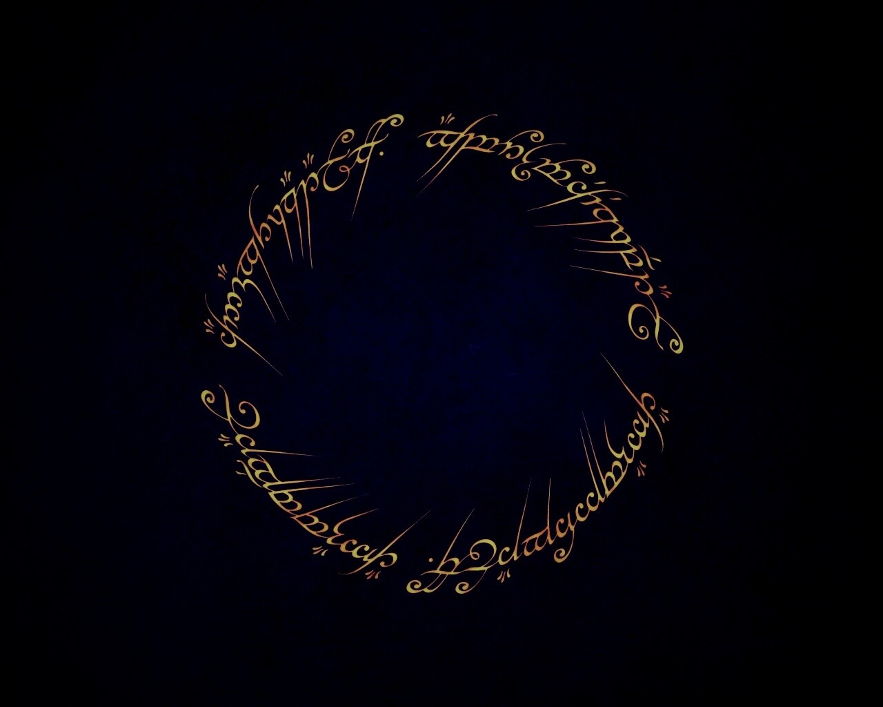 Кольцо всевластья - узор обои