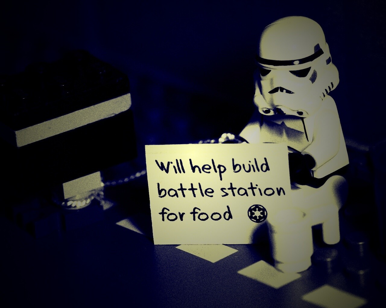 Помогу построить Звезду Смерти за еду обои