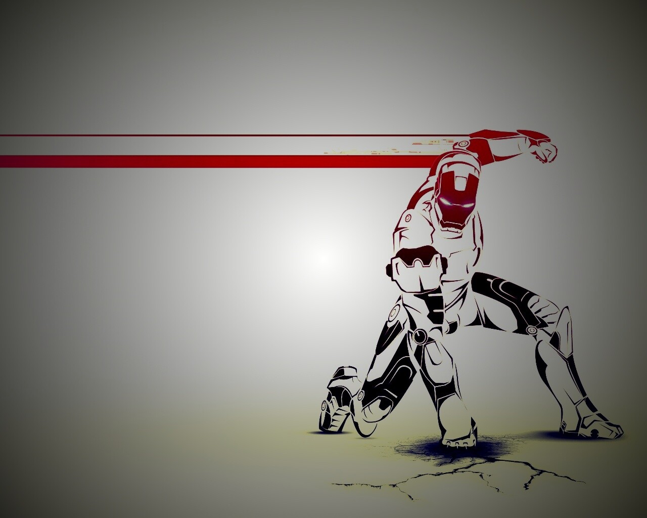 Векторный Железный Человек обои